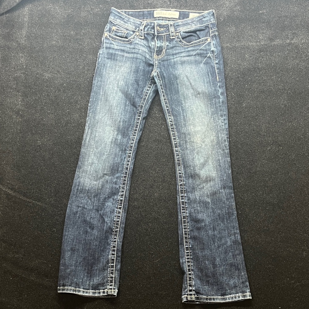 BKE Women's Boot Cut Blue Jeans